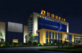 济南长清创新大厦亮化设计