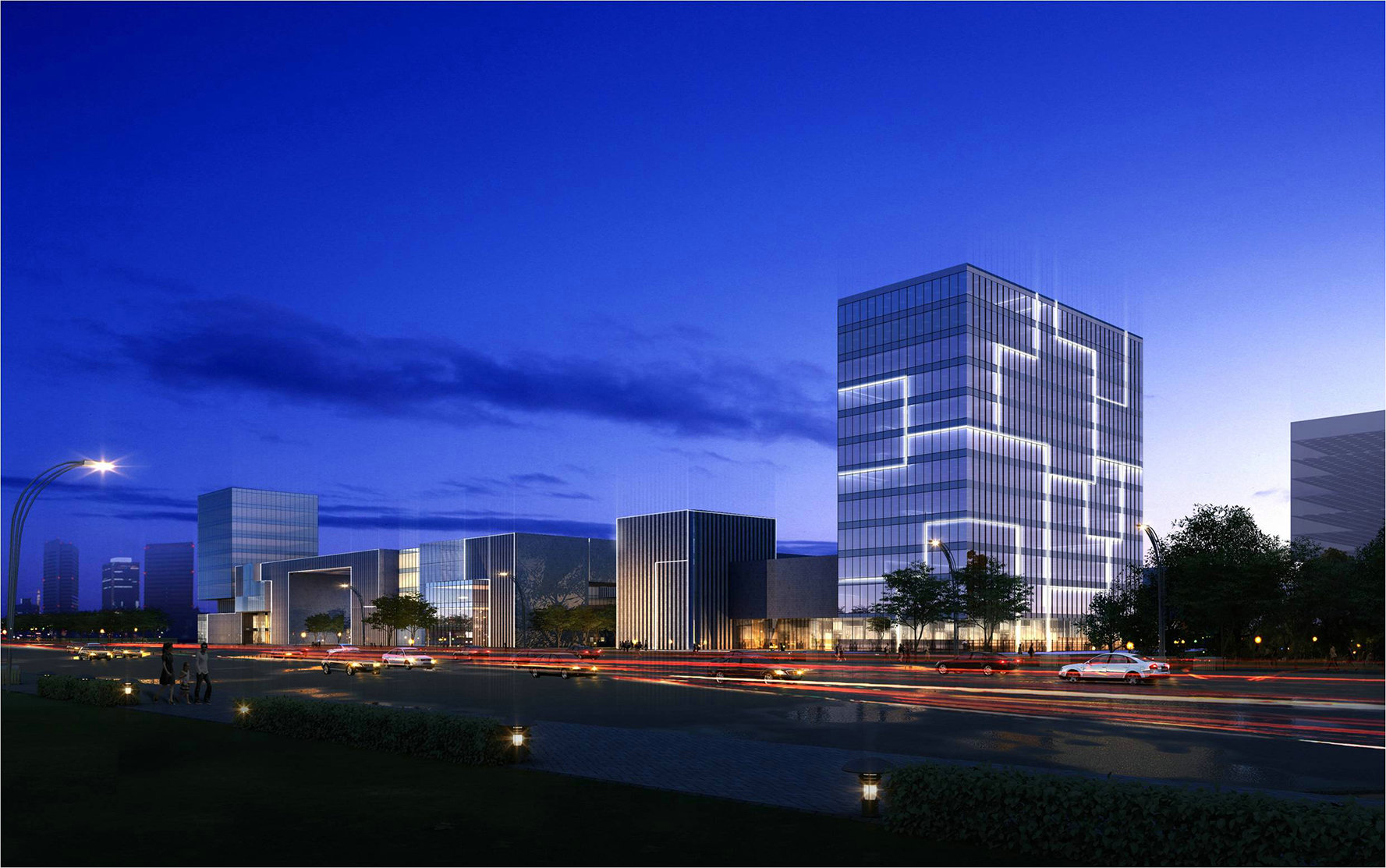 东营新园区亮化设计