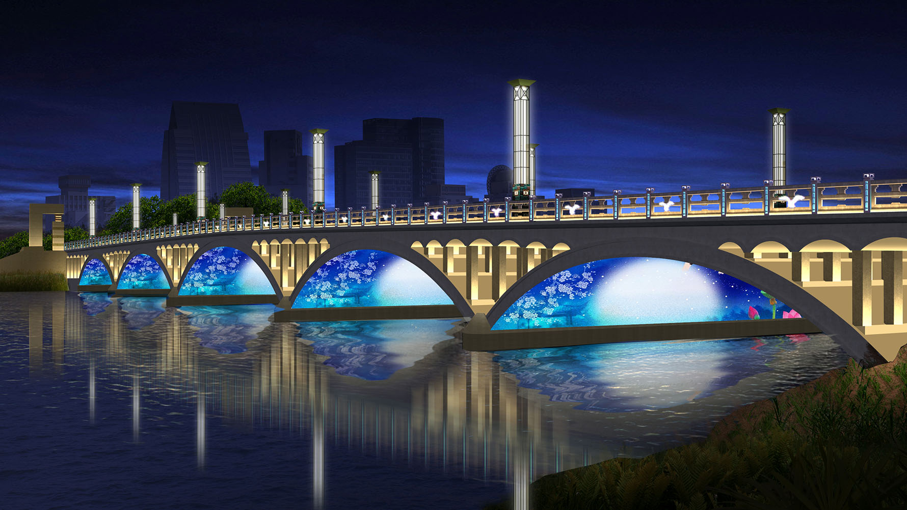 南湖大桥照明设计