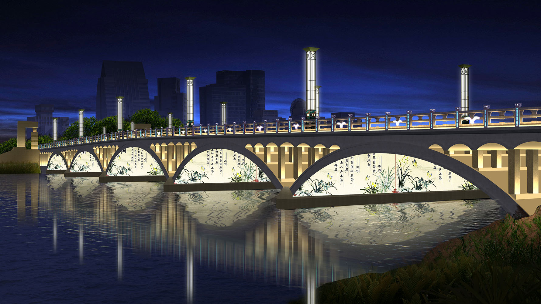 南湖大桥照明设计