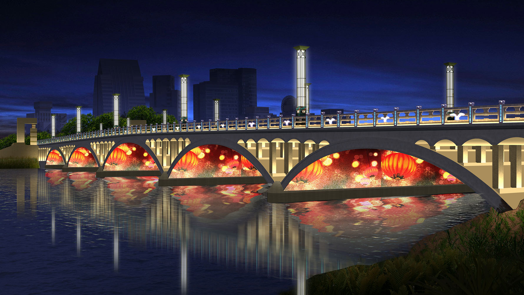 南湖大桥照明设计