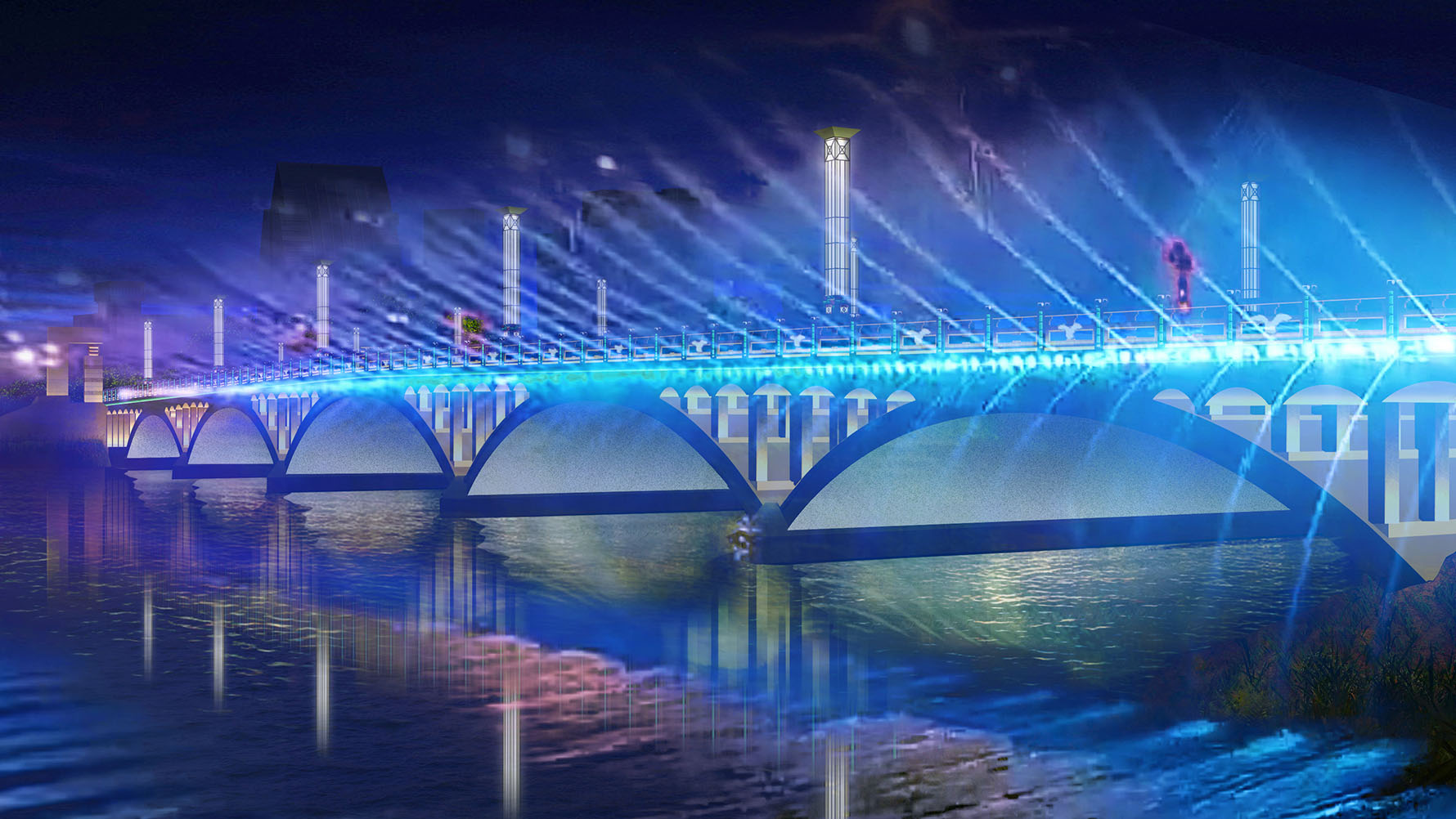 南湖大桥照明设计