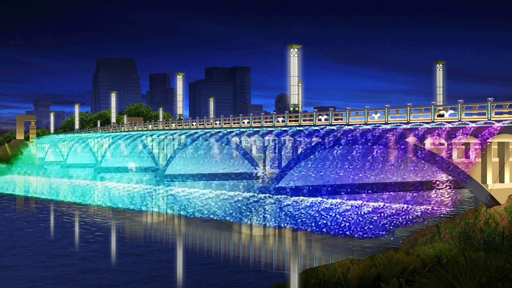 南湖大桥照明设计