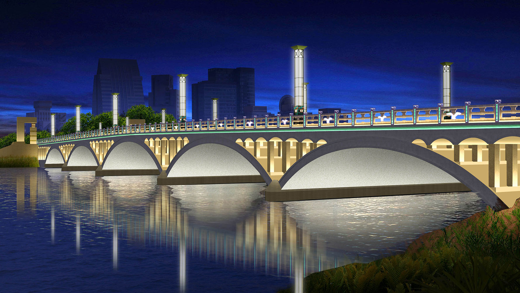 南湖大桥照明设计