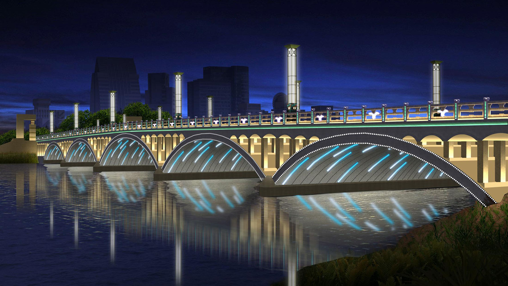 南湖大桥照明设计