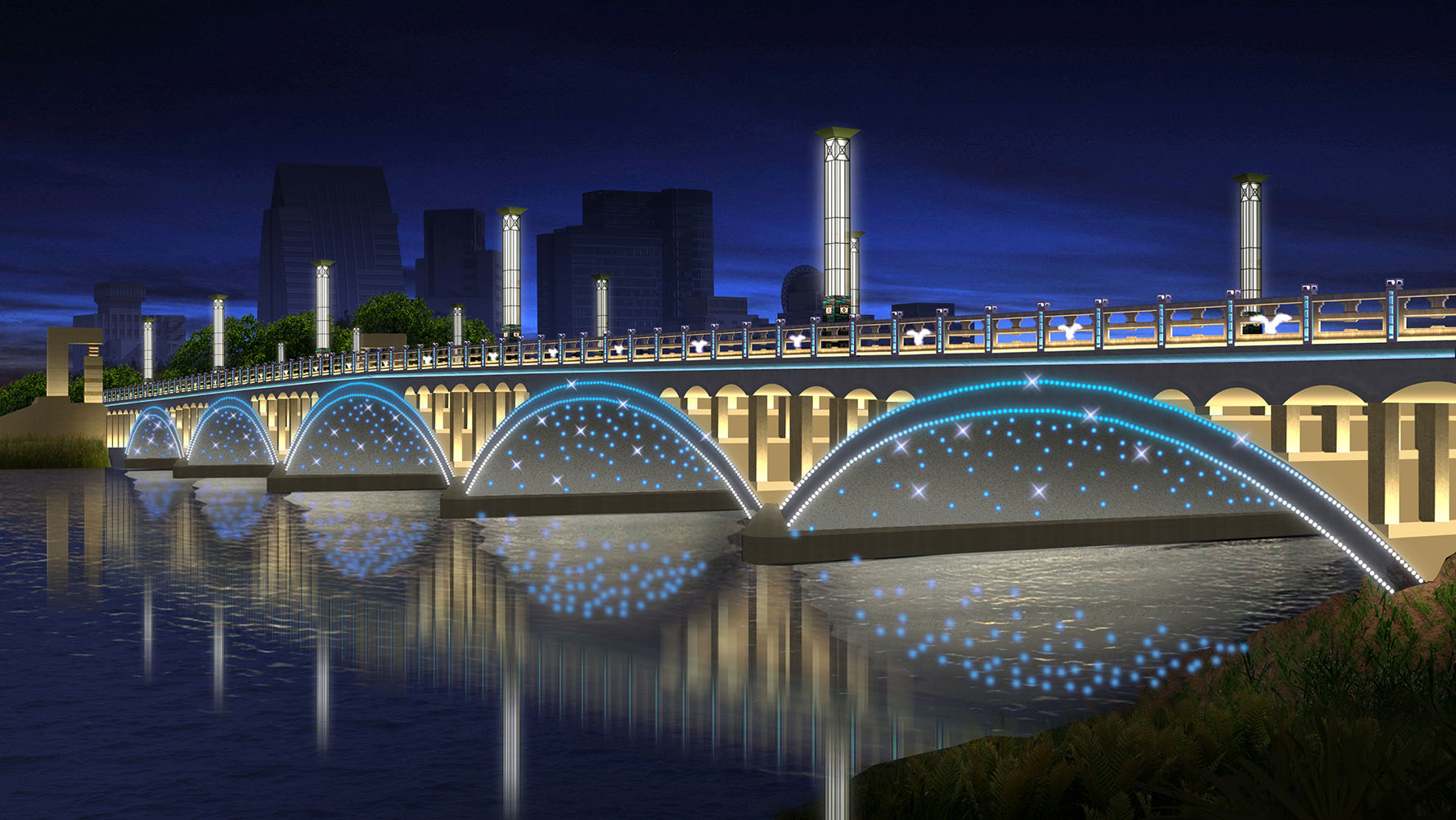 南湖大桥照明设计