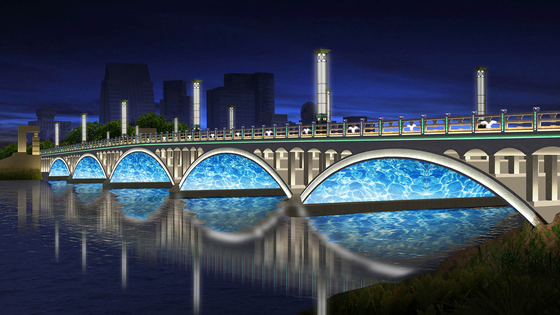 南湖大桥照明设计