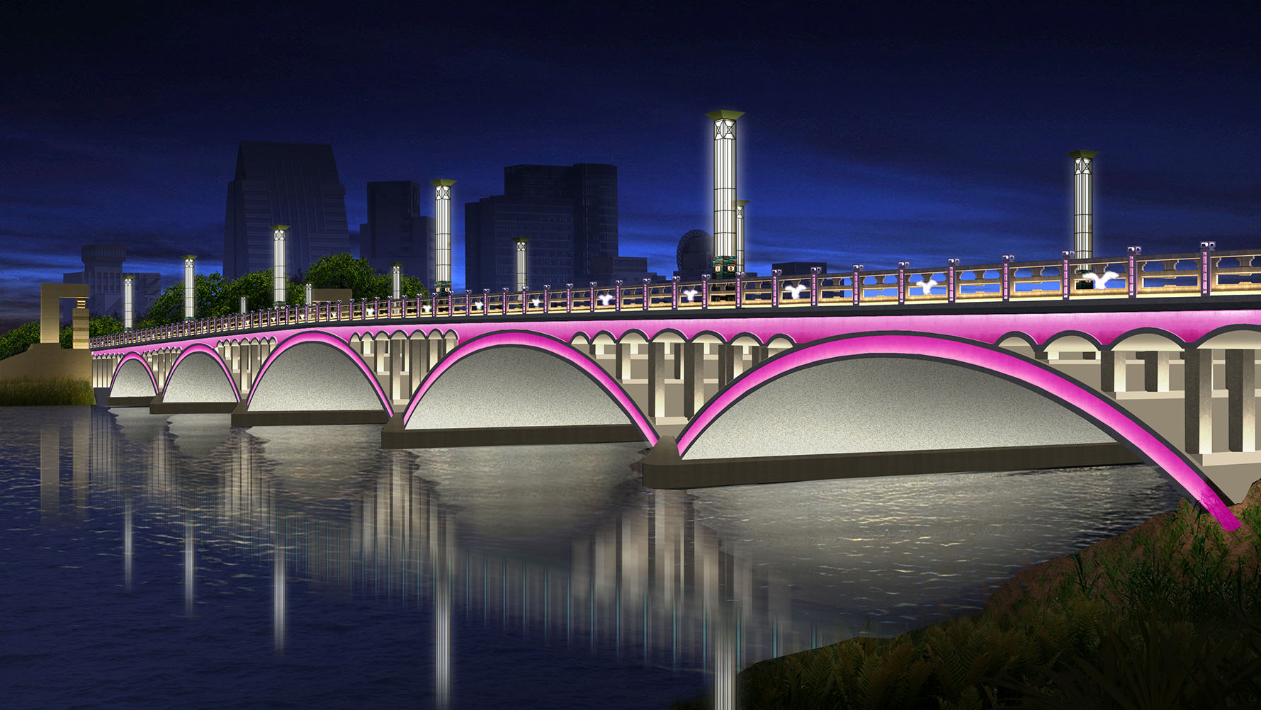 南湖大桥照明设计