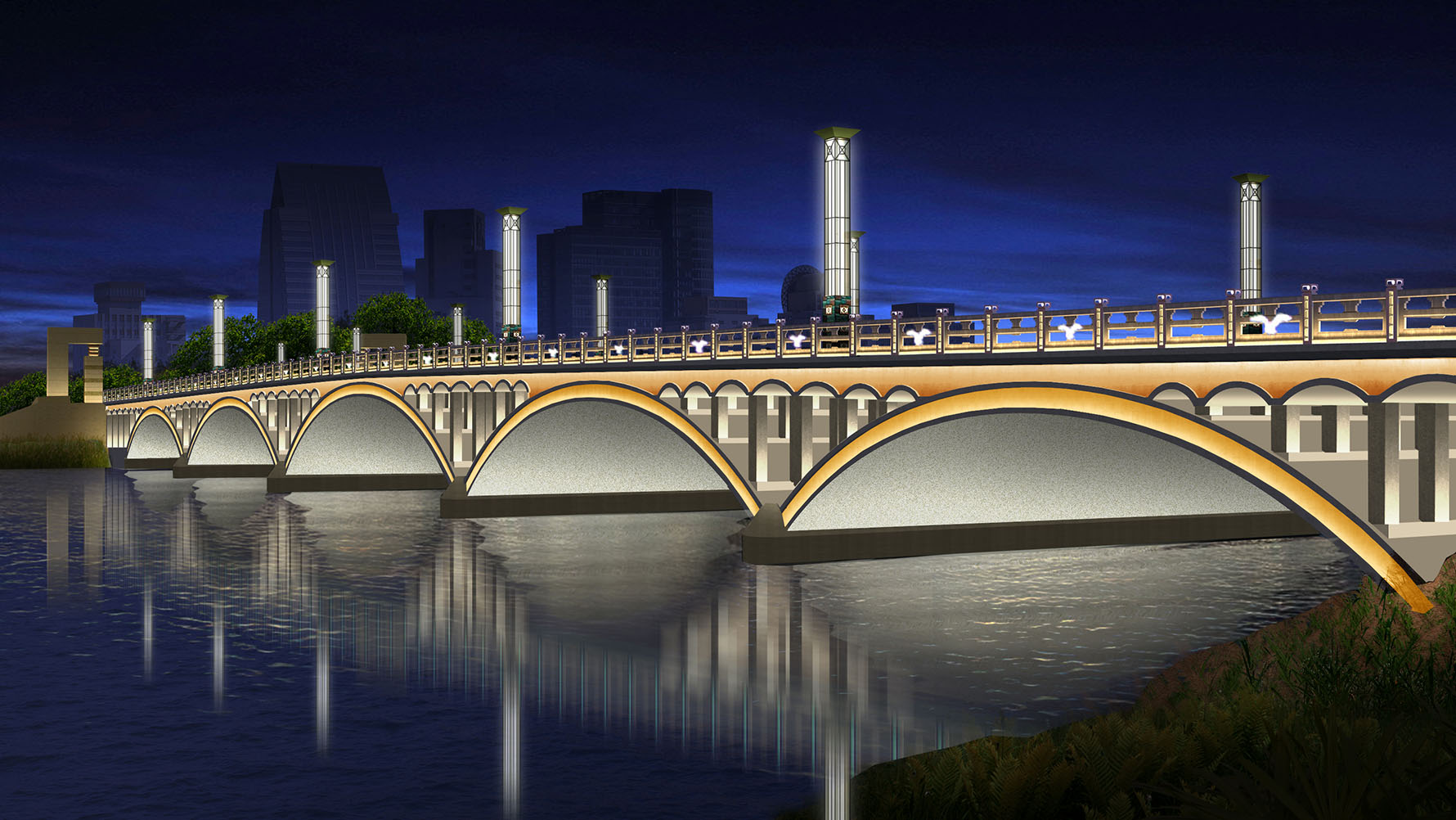 南湖大桥照明设计